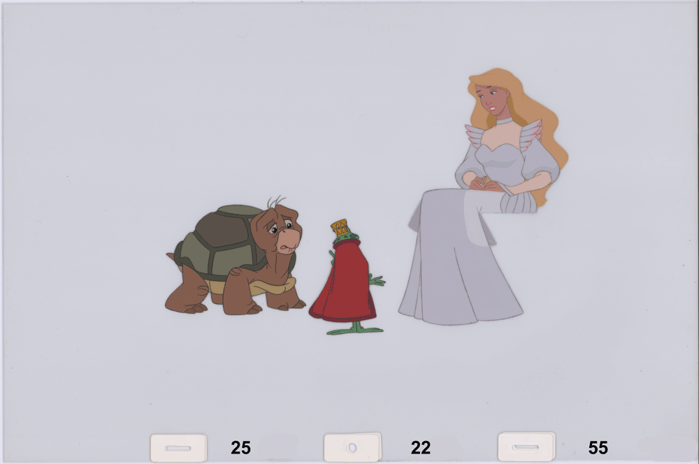 Swan Princess Celluloid Original Hand-Painted Animated Art Cel