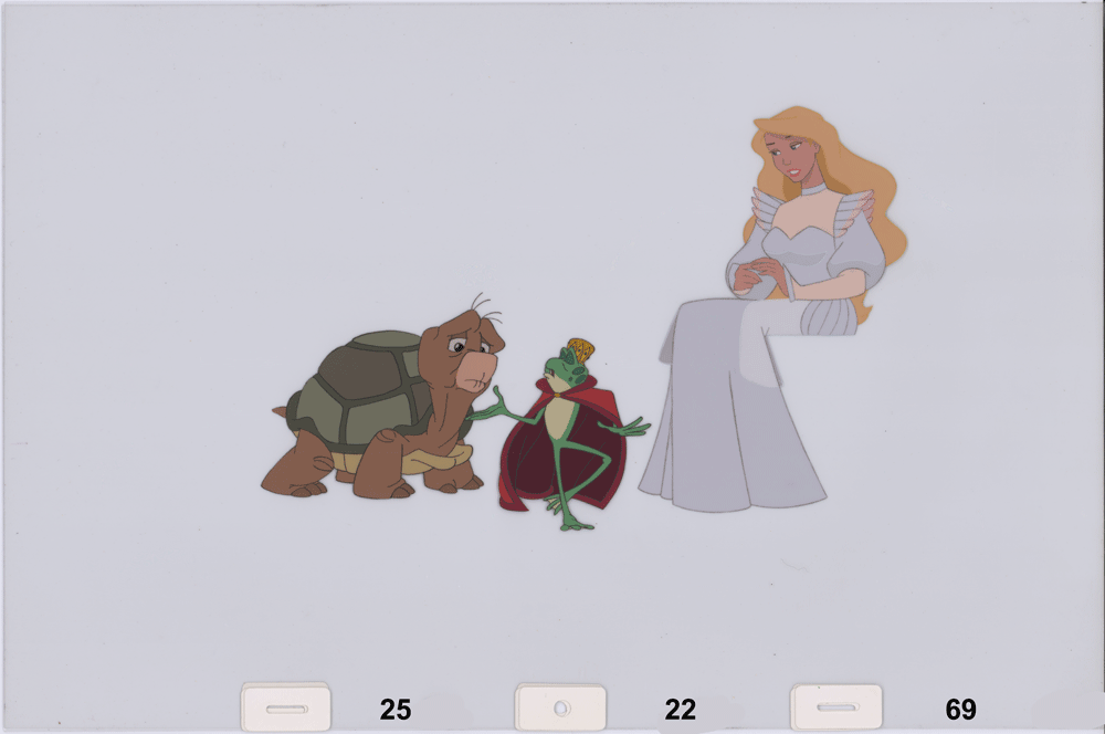 Swan Princess Celluloid Original Hand-Painted Animated Art Cel