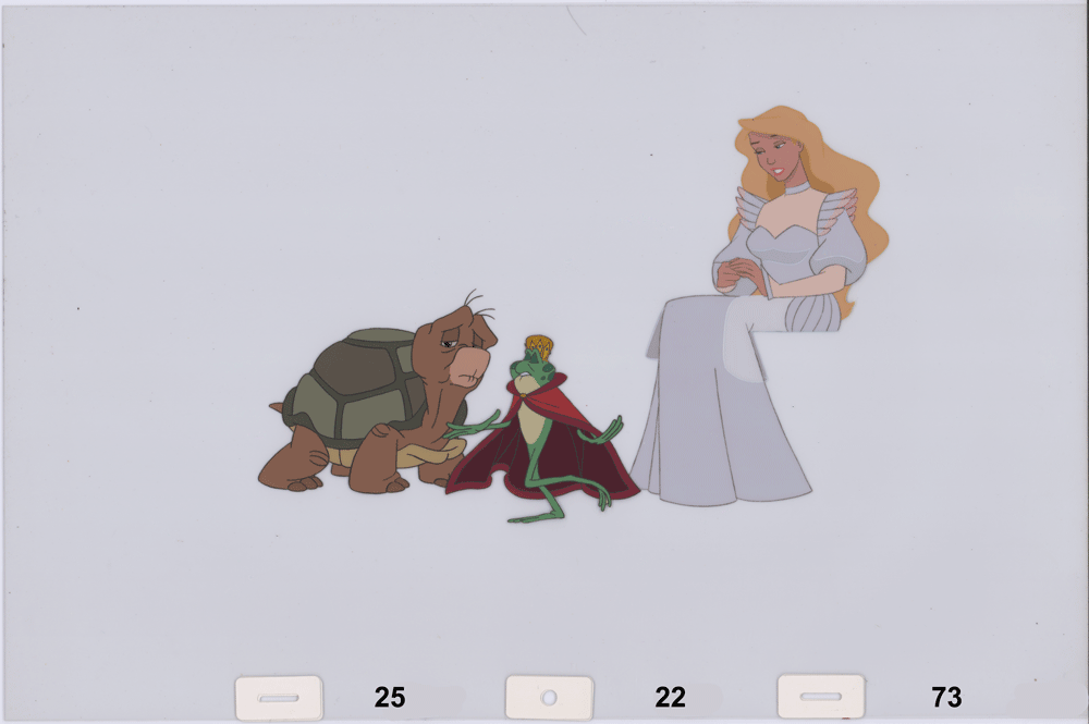 Swan Princess Celluloid Original Hand-Painted Animated Art Cel