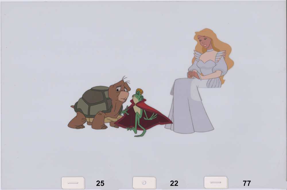 Swan Princess Celluloid Original Hand-Painted Animated Art Cel