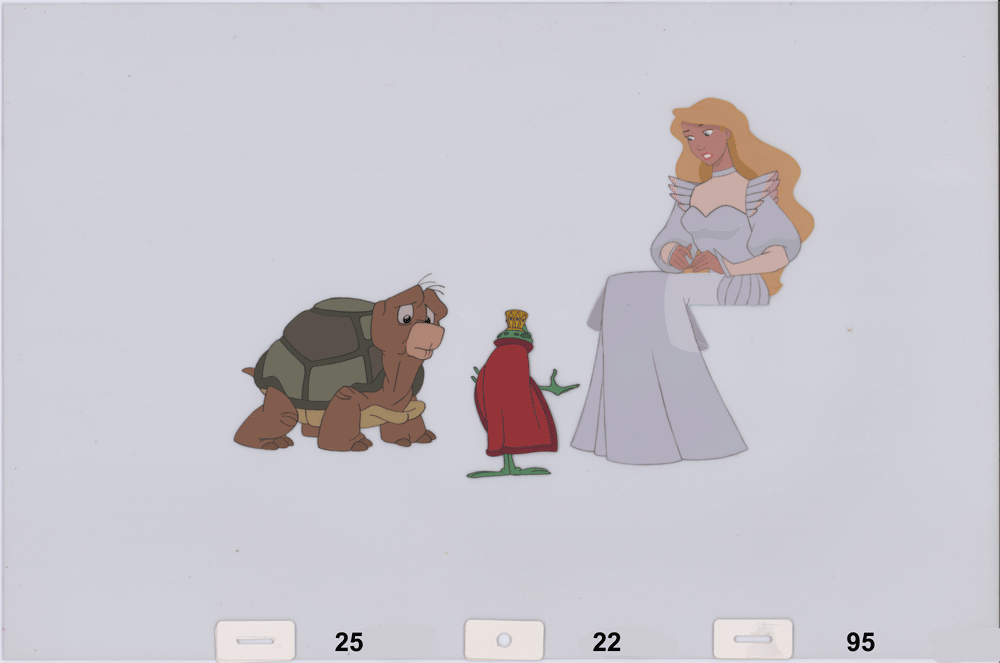 Swan Princess Celluloid Original Hand-Painted Animated Art Cel