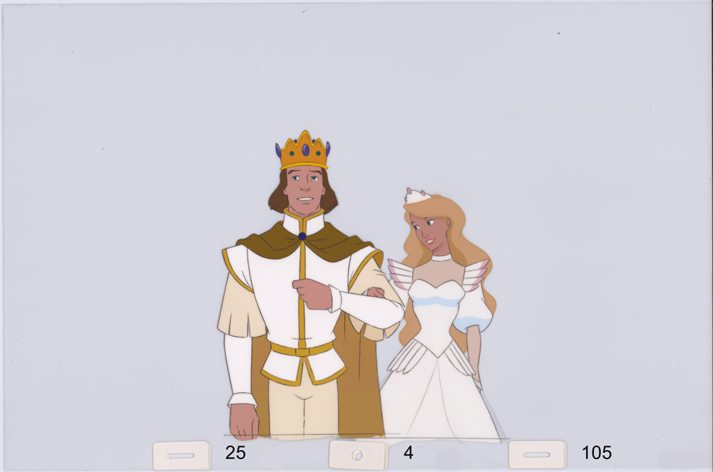 Swan Princess Celluloid Original Hand-Painted Animated Art Cel