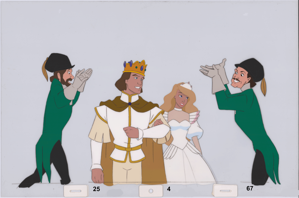 Swan Princess Celluloid Original Hand-Painted Animated Art Cel