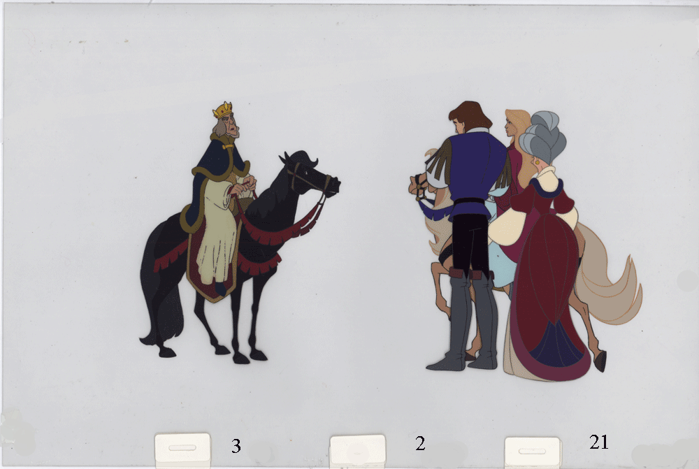 Swan Princess Celluloid Original Hand-Painted Animated Art Cel