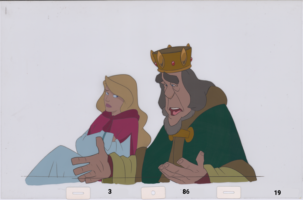 Art Cels Odette & William (Sequence 3-86 thru 3-88)