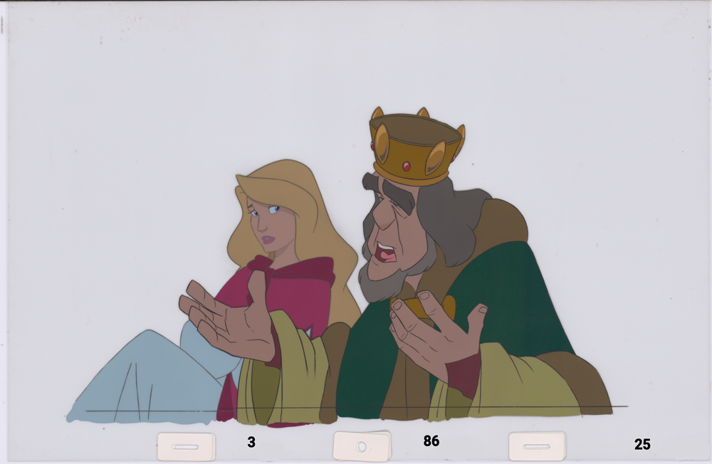 Art Cels Odette & William (Sequence 3-86 thru 3-88)