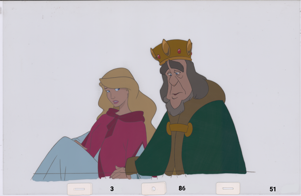 Art Cels Odette & William (Sequence 3-86 thru 3-88)