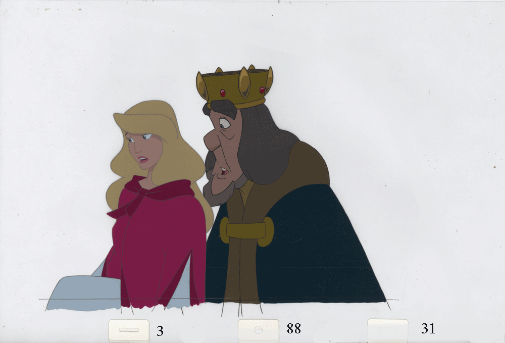 Swan Princess Celluloid Original Hand-Painted Animated Art Cel