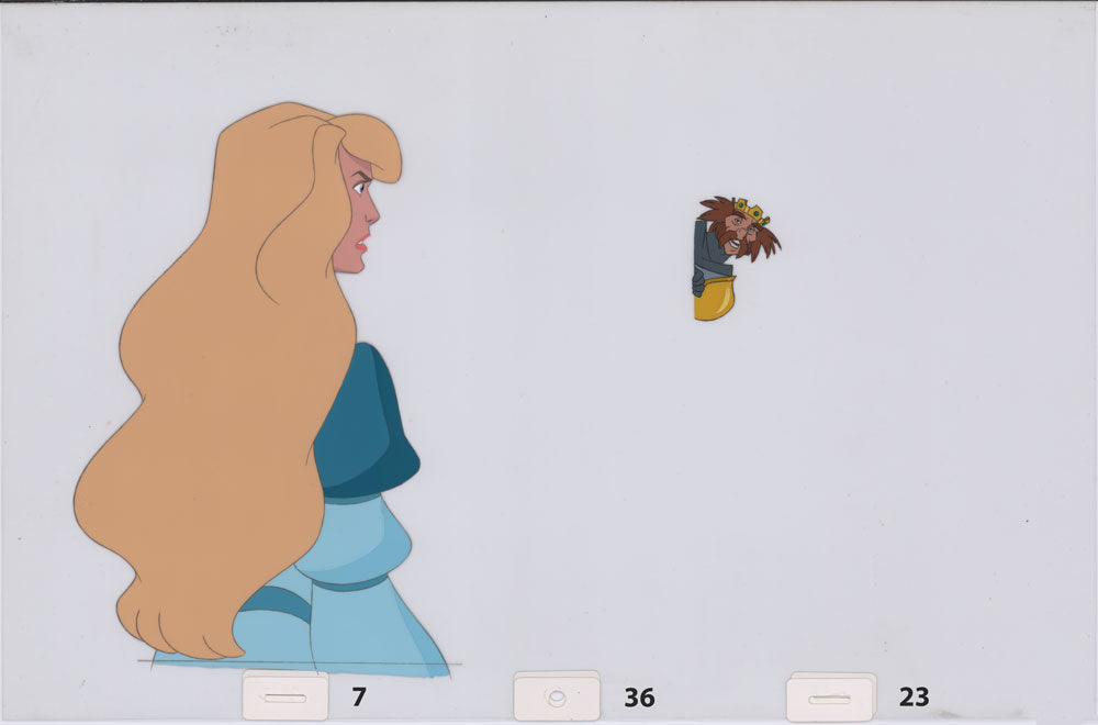 Art cel Odette and Rothbart (Sequence 7-36 & 7-39)