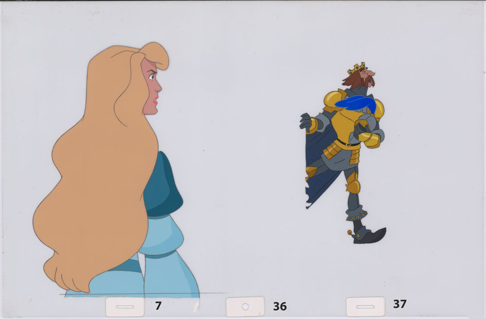 Art cel Odette and Rothbart (Sequence 7-36 & 7-39)