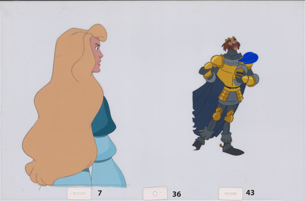 Art cel Odette and Rothbart (Sequence 7-36 & 7-39)