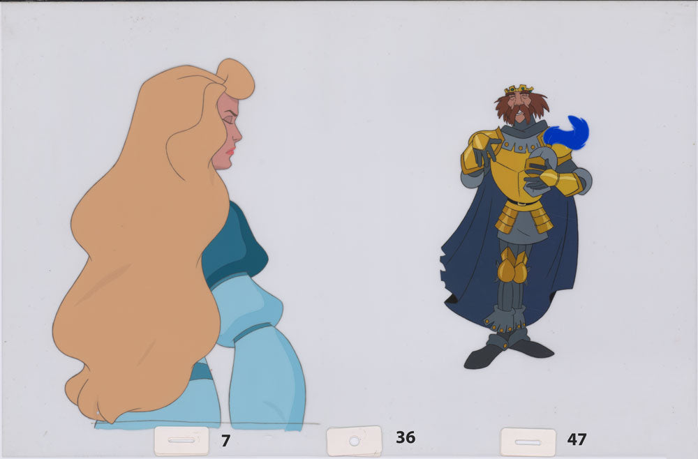 Art cel Odette and Rothbart (Sequence 7-36 & 7-39)