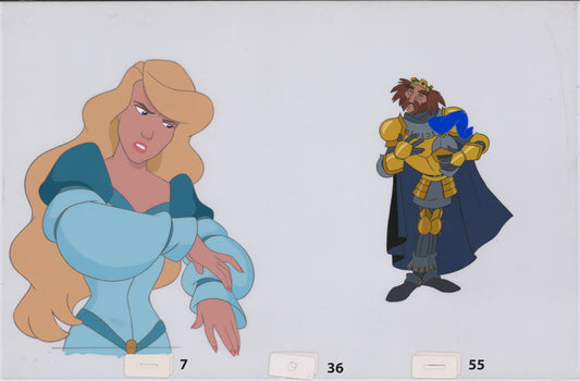 Art cel Odette and Rothbart (Sequence 7-36 & 7-39)