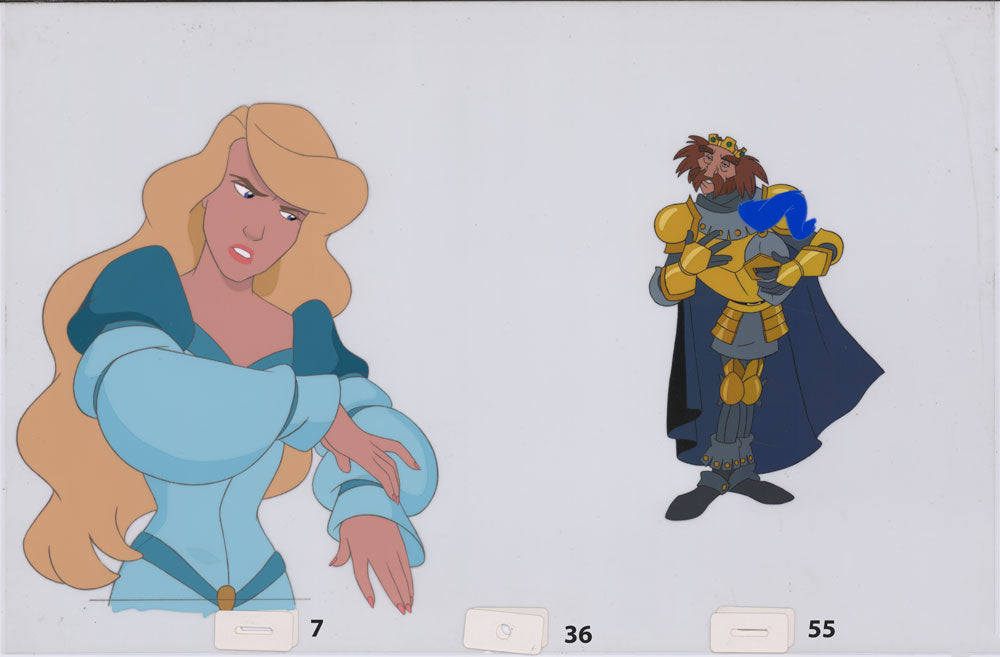 Art cel Odette and Rothbart (Sequence 7-36 & 7-39)