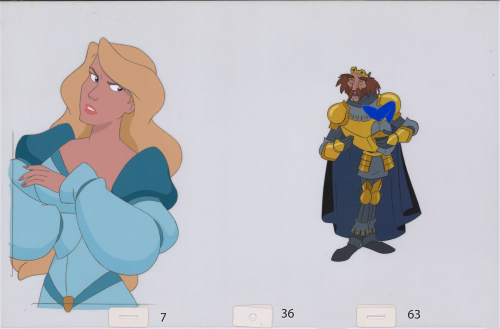 Art cel Odette and Rothbart (Sequence 7-36 & 7-39)