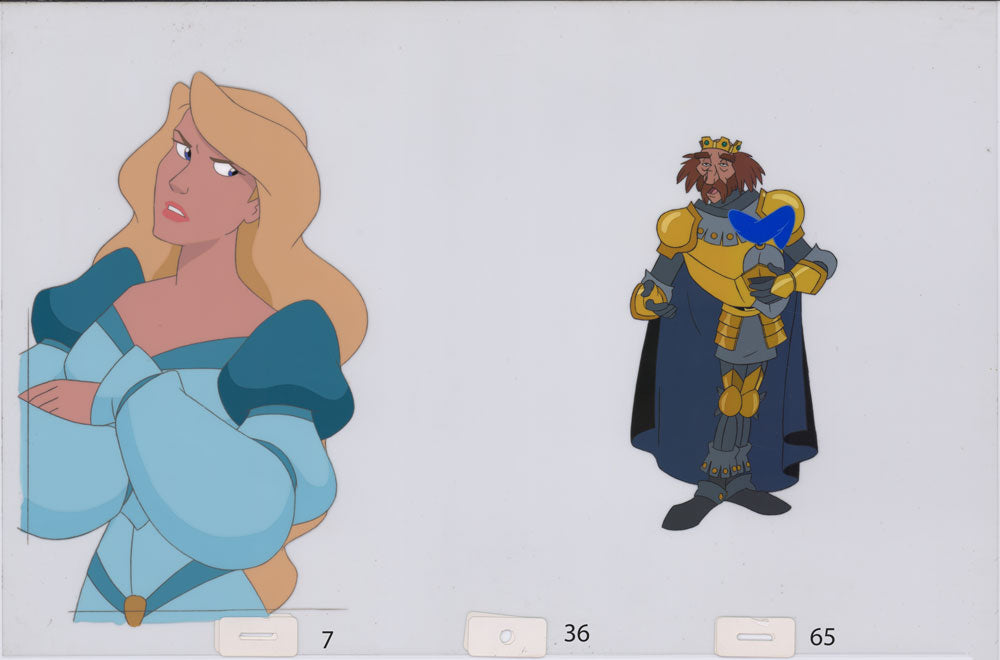 Art cel Odette and Rothbart (Sequence 7-36 & 7-39)