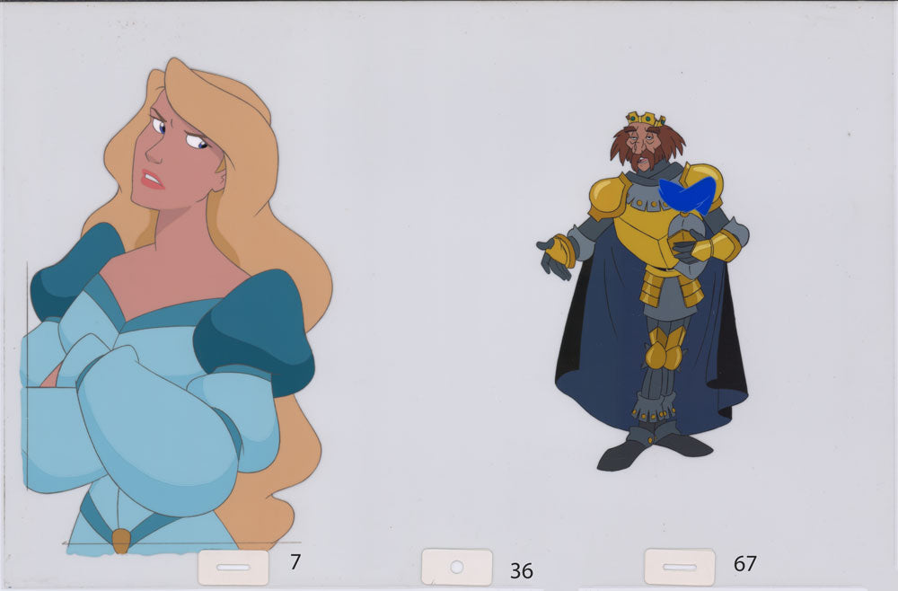 Art cel Odette and Rothbart (Sequence 7-36 & 7-39)