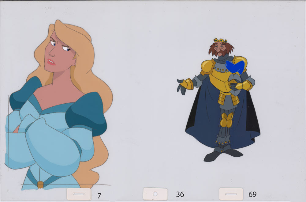 Art cel Odette and Rothbart (Sequence 7-36 & 7-39)