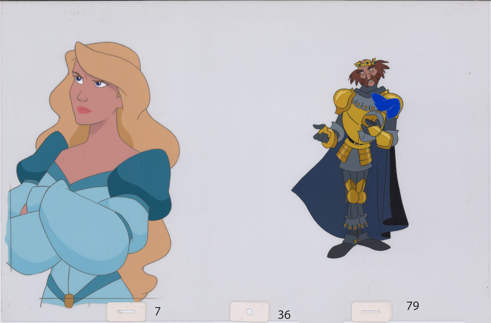 Art cel Odette and Rothbart (Sequence 7-36 & 7-39)