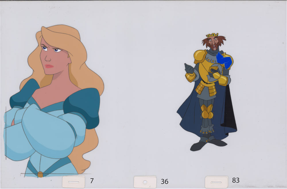 Art cel Odette and Rothbart (Sequence 7-36 & 7-39)