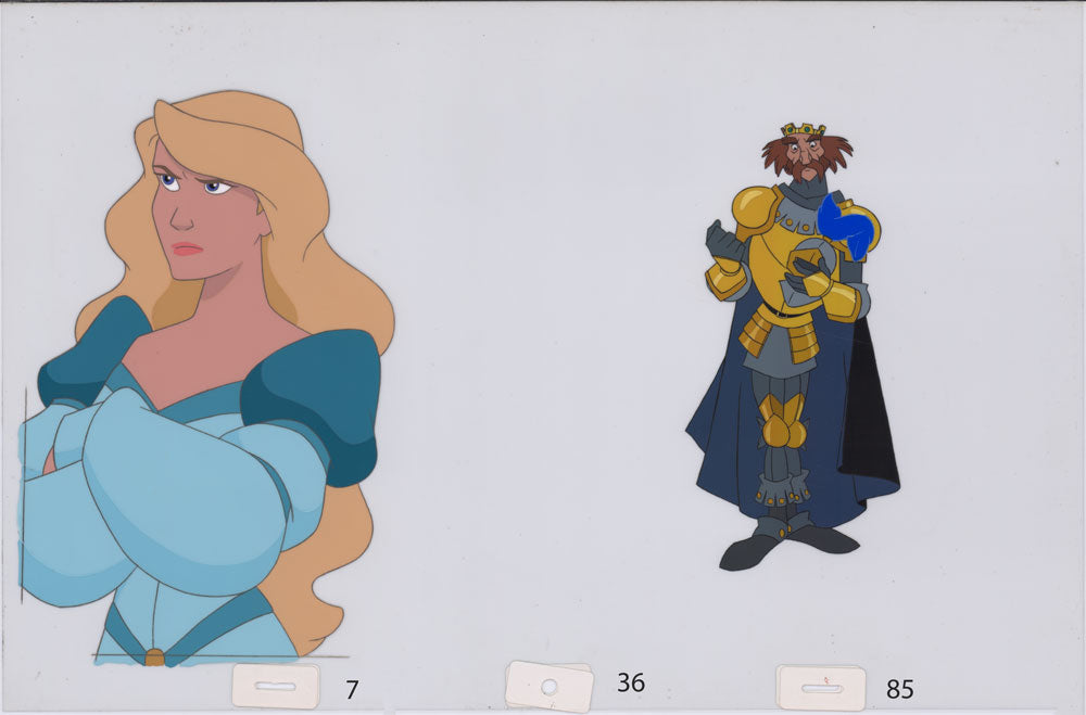 Art cel Odette and Rothbart (Sequence 7-36 & 7-39)