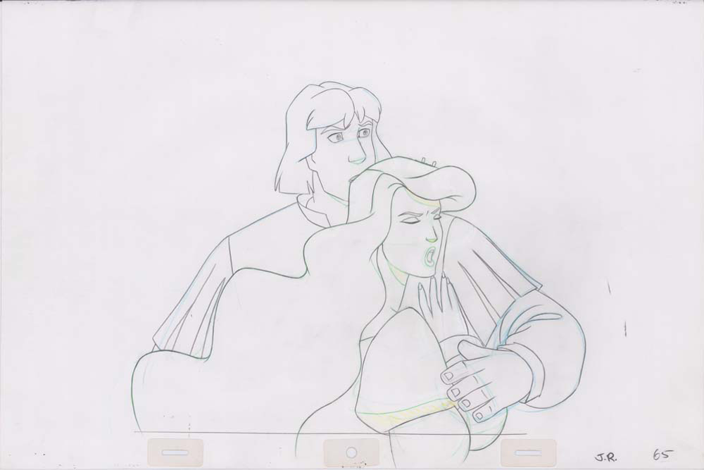 Pencil Art Derek and Odette (Sequence 12-47)