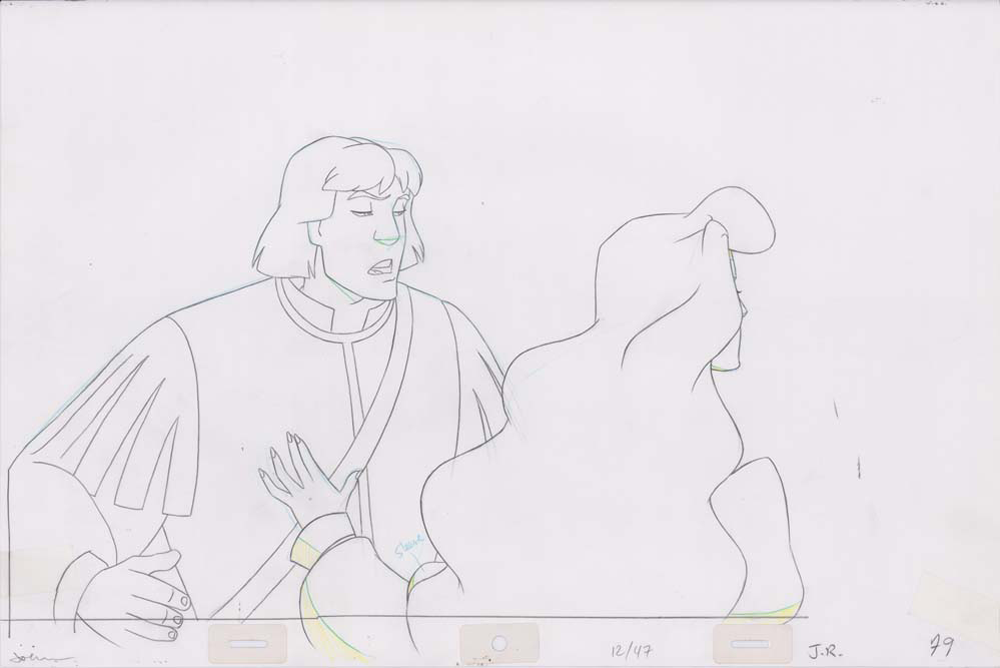 Pencil Art Derek and Odette (Sequence 12-47)