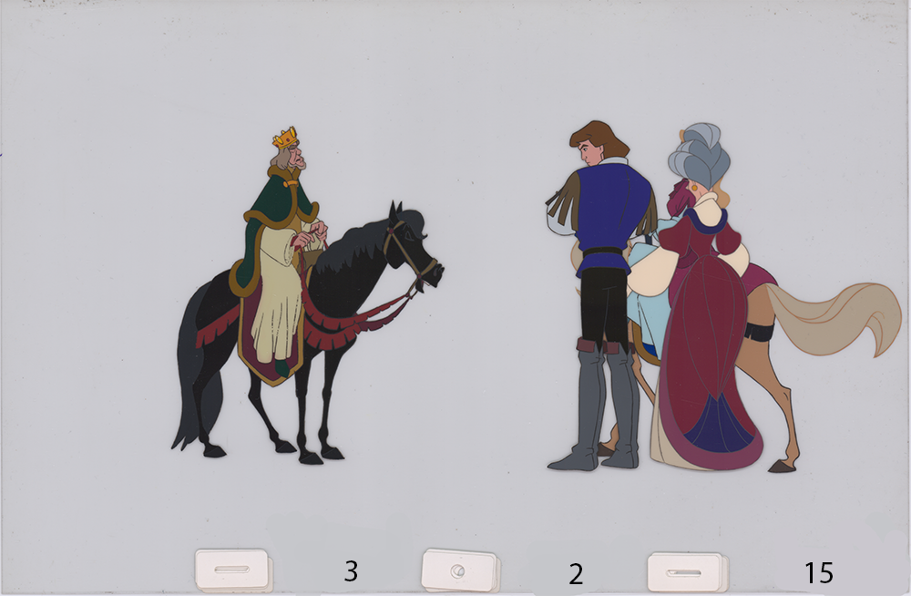 Art Cels Derek, Uberta, William & Odette (Sequence 3-2)