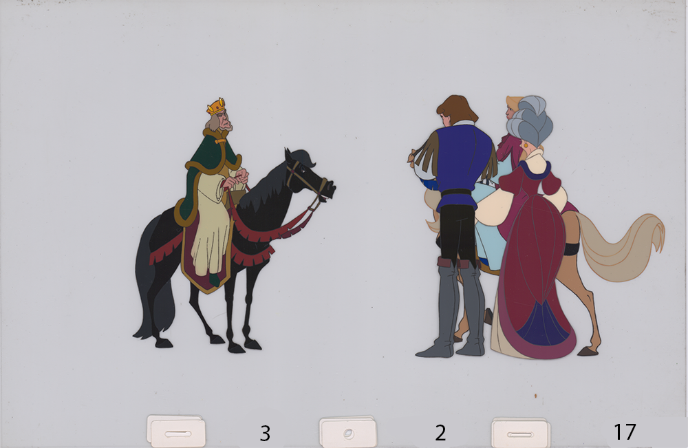 Art Cels Derek, Uberta, William & Odette (Sequence 3-2)