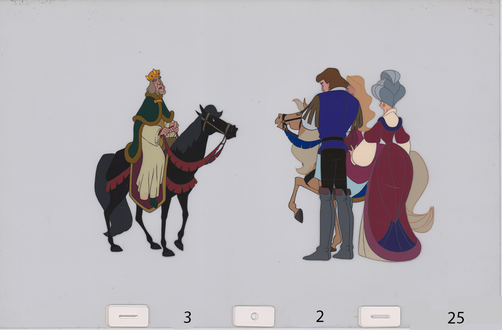 Art Cels Derek, Uberta, William & Odette (Sequence 3-2)