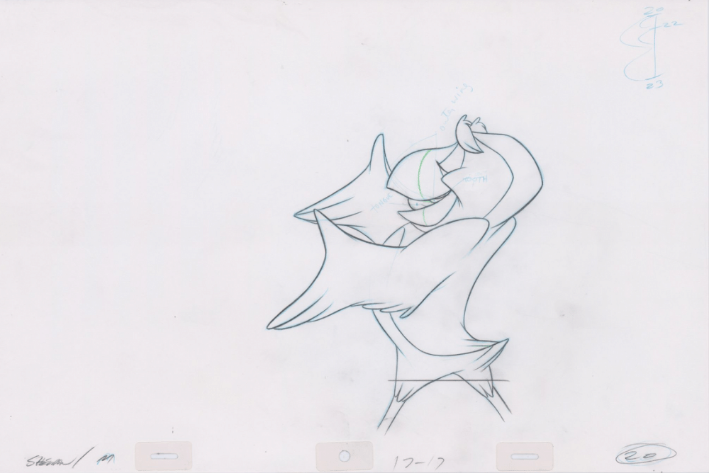 Pencil Art Puffin (Sequence 17-7)