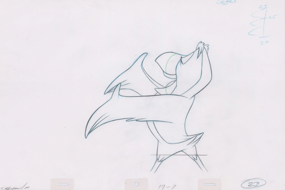 Pencil Art Puffin (Sequence 17-7)