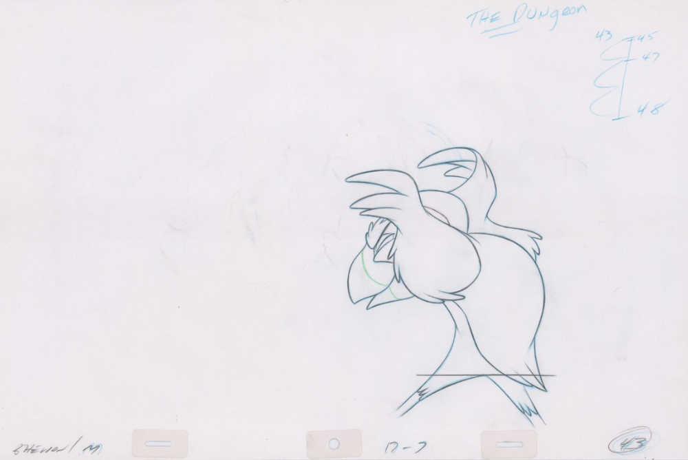 Pencil Art Puffin (Sequence 17-7)