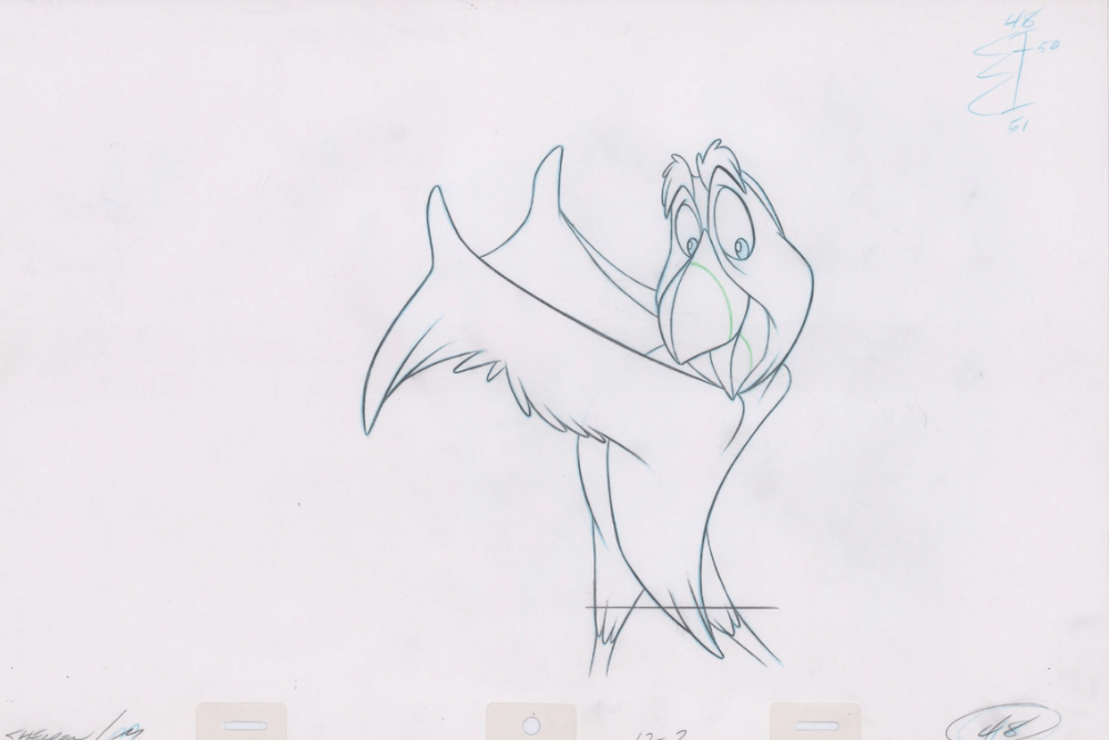 Pencil Art Puffin (Sequence 17-7)