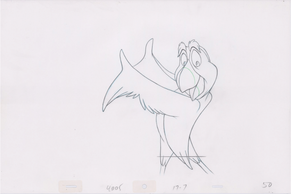 Pencil Art Puffin (Sequence 17-7)