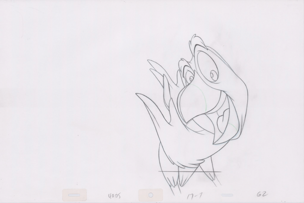 Pencil Art Puffin (Sequence 17-7)