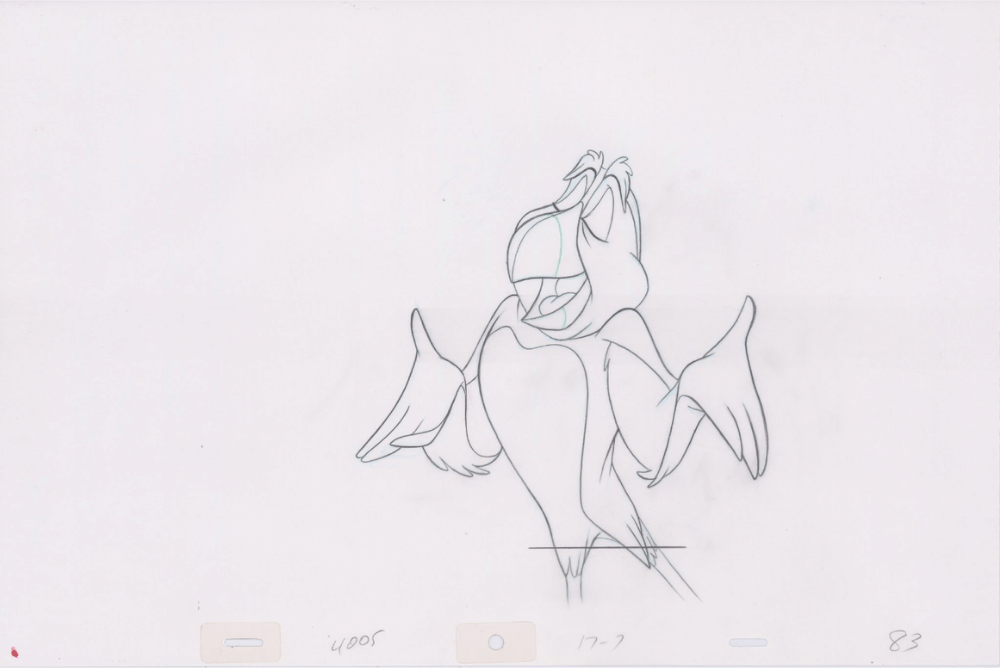 Pencil Art Puffin (Sequence 17-7)