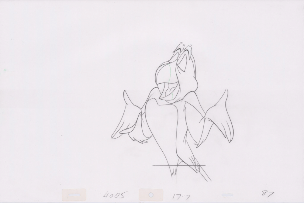 Pencil Art Puffin (Sequence 17-7)