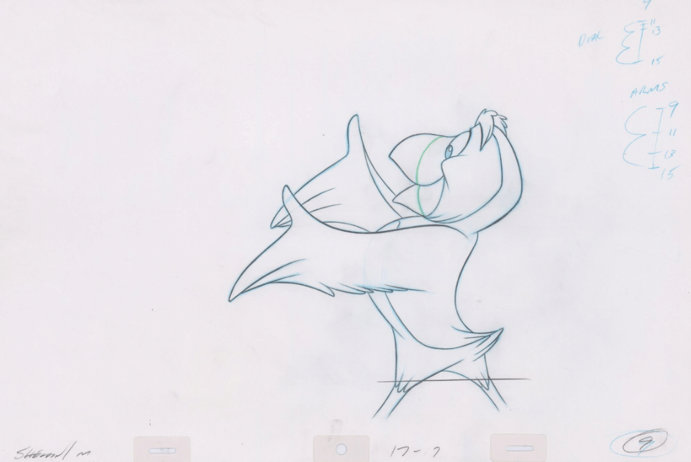 Pencil Art Puffin (Sequence 17-7)