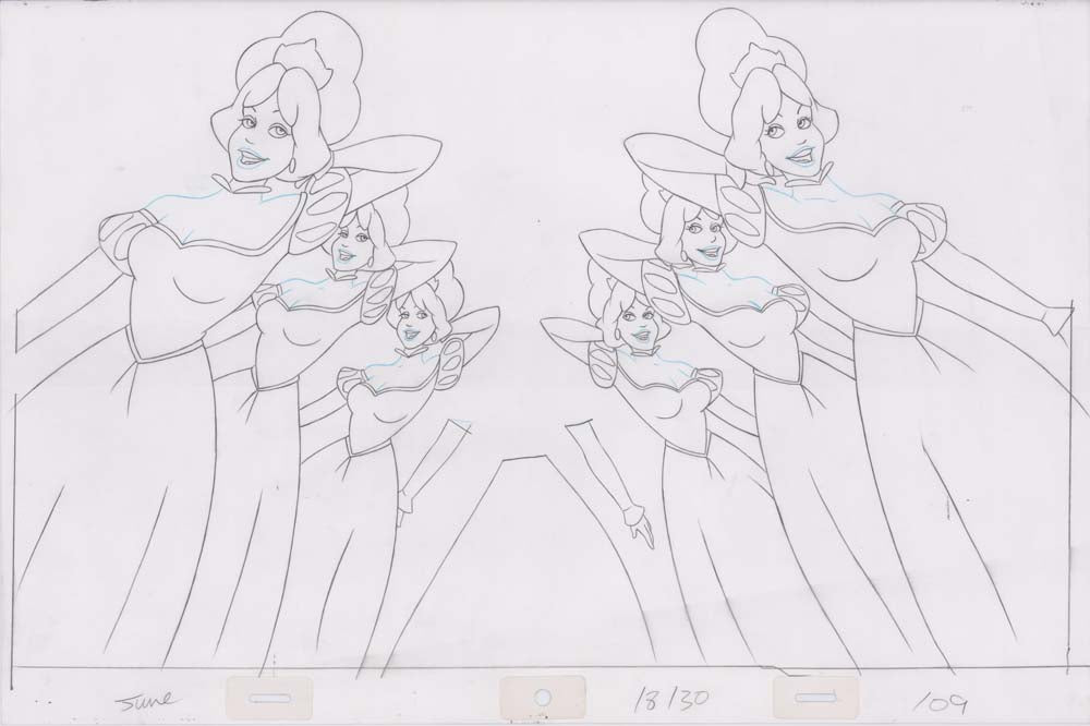 Pencil Art Derek and Princesses (Sequence 18-30)