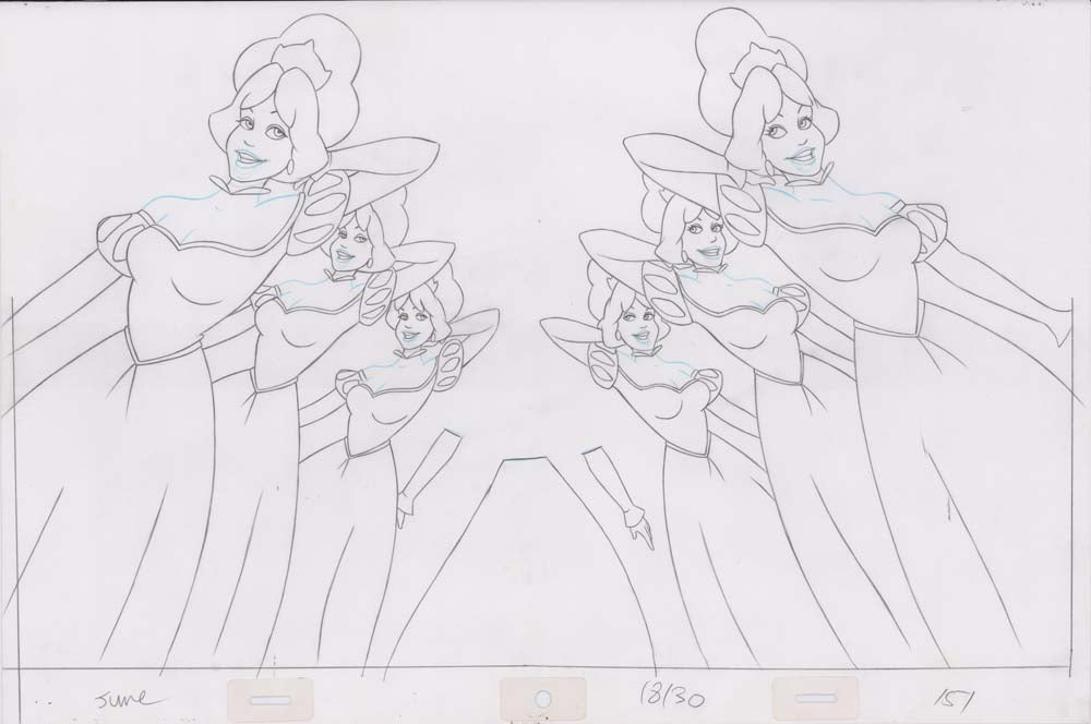 Pencil Art Derek and Princesses (Sequence 18-30)