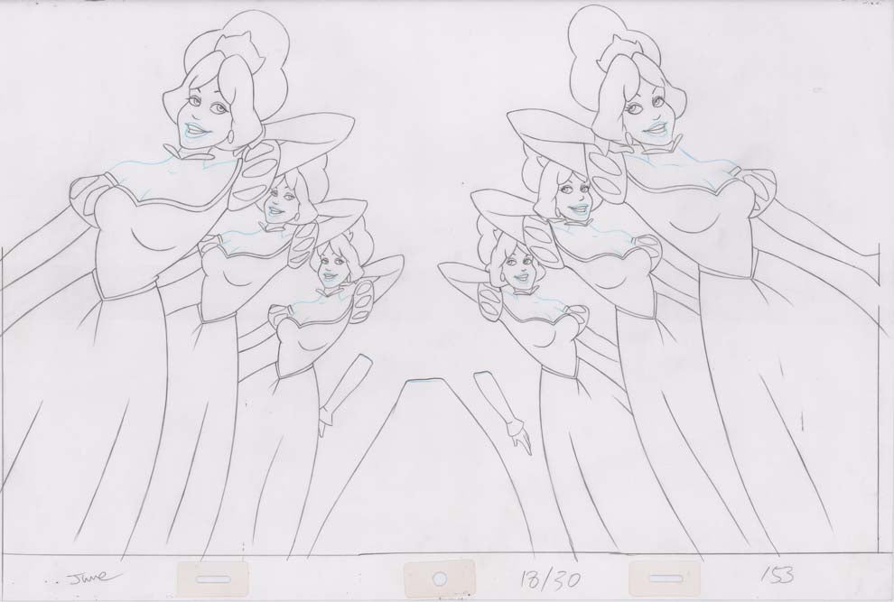 Pencil Art Derek and Princesses (Sequence 18-30)