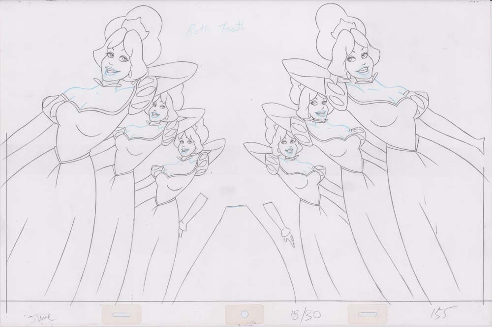 Pencil Art Derek and Princesses (Sequence 18-30)