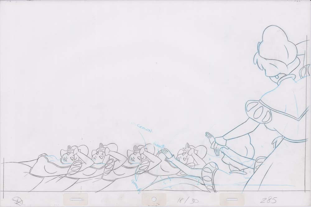 Pencil Art Derek and Princesses (Sequence 18-30)