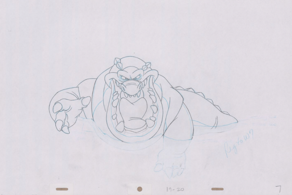 Pencil Art Gator (Sequence 19-20)