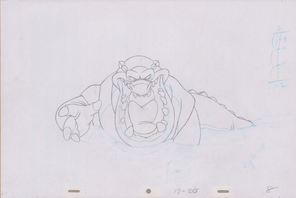 Pencil Art Gator (Sequence 19-20)