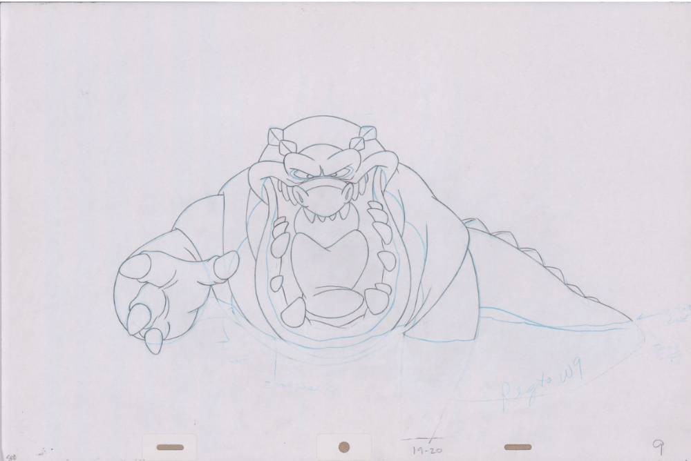 Pencil Art Gator (Sequence 19-20)