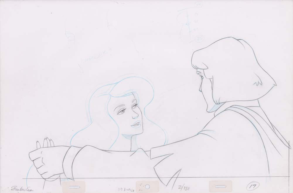 Pencil Art Derek & Odette Kiss (Sequence 2-131)