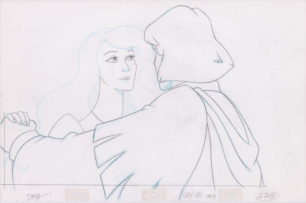 Pencil Art Derek & Odette Kiss (Sequence 2-131)