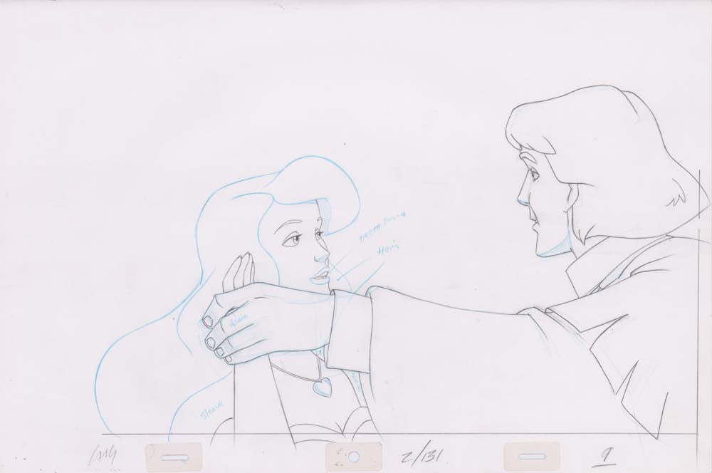 Pencil Art Derek & Odette Kiss (Sequence 2-131)